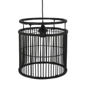 ProGarden Lestenec KO-NB1305220 Viseča svetilka lestenec HOMESTYLING 28 x 30 cm ČRNA
