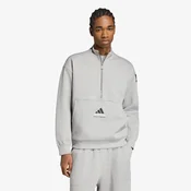 Mikina adidas Equipment Spacer HALF-ZIP Medium Grey Heather XXL