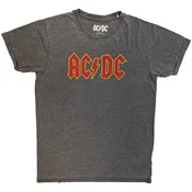 AC/DC Burnout Logo Charcoal Grey L Majica
