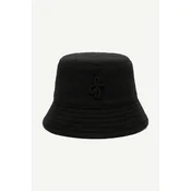 RUSLAN BAGINSKIY bucket klobuk ženski z volno Monogram-embellished Bucket Hat