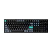 Keychron Keychron B36 Brezžična Tipkovnica Membrana, Fully Assembled, 2.4GHz/BT, Mehanizem škarij, Deep Black/B36-K9, (5000129560)