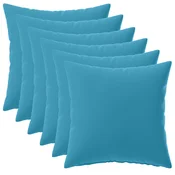 vidaXL Prevleka za blazino 6 pcs HEERLEN Svetlo modra 40 x 40 cm