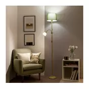 Brilagi - Stojeca lampa CERIA 1xE27/100W/230V + 1xE14/25W zlatna/zelena