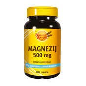 NATURAL WEALTH MAGNEZIJ 500 MG TABLETE A60