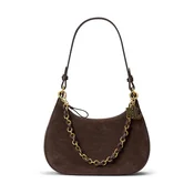 Lauren Ralph Lauren Torba za čez ramo temno rjava/zlata