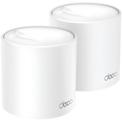 AX3000 Whole Home Mesh Wi-Fi 6 System, 2 unitsSPEED: 574 Mbps at 2.4 GHz + 2402 Mbps at 5 GHzSPEC: 2?— Internal Antennas, 3?— Gigabit Ports (WAN/LAN auto-sensing), 2 Streams and HE160 for 5GHzFEATURE: Deco App, Router/AP Mode, IPv6, IPTV, HomeShiel