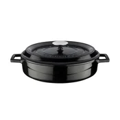 Saucepan, cast iron, 28 cm / 3.5 l, Trendy, black - LAVA