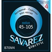 SAVAREZ B70M4 HEXAGONAL EXPLOSION 45-105 strune za bas kitaro