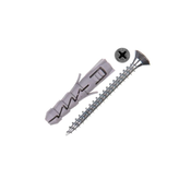 shumee Razširitveni moznik 8x40mm z vijakom 100 kosov 4x40mm z ugreznjeno glavo univerzalni moznik Klima Wkręt-met