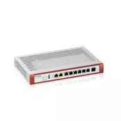 USG FLEX200 H Series, User-definable ports with 1*2.5G, 1*2.5G( PoE+) & 6*1G, 1*USB with 1 YR Security bundle
