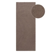 Sivorjav ročno tkan volnen tekač 80x200 cm Eleni Taupe – Hanse Home