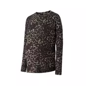 Only Maternity Majica OLMBALA  rjava / siva / črna