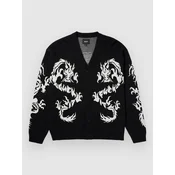 HUF Twin Dragon Cardigan black