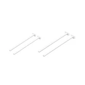 2GR Precka za ptice 080M, 22 cm, 10 Komada, Bela