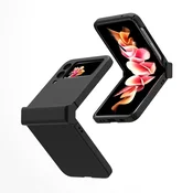 GS Ovitek s tečajnim dizajnom za Samsung Galaxy Z Flip 3, črn