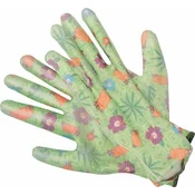 shumee Vrtne rokavice FLO cvetlične/zelene 25 cm ...