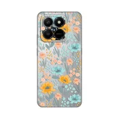 Silikonska maska za Honor X7d 4G/400 Smart 5G, Lovely Flowers