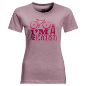 Jack Wolfskin Ocean Trail T Violet Quartz Womens T-Shirt