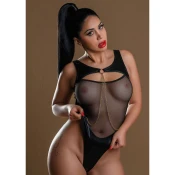 Daring Intimates – Bodysuit With Chain 75370 - S/M