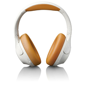 Bežicne slušalice Lenco - HPB-830GY, ANC, sivo/narancaste