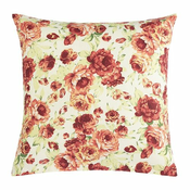 Bellatex Vzglavnik Berta Peony roza, zelena, 45 x45 cm