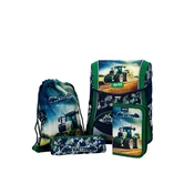 Šolska torba ABC-123 - 4-delni set, ergo premium, traktor