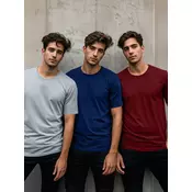 Trendyol Majica mornarska/pastelno modra/burgund