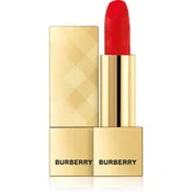 Burberry Kisses Matte matirajoča šminka odtenek Red Crimson 107 3.3 g