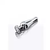 Metalni analni dildo sa dijamantom 9cm | Diamond Bum Bijou Small