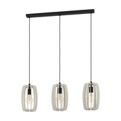 Eglo 900503 - Lestenec na vrvici BAJAZZARA 3xE27/40W/230V kremna