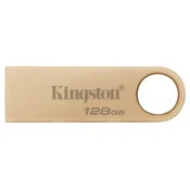 Kingston DataTraveler SE9 G3 prijenosni USB 3.2 Gen1 stick od 128 GB (DTSE9G3/128GB) zlatne boje