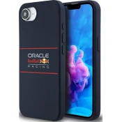 Red Bull Silikonski Horizontalni Logo MagSafe Zadnji Pokrov za iPhone 16e Navy