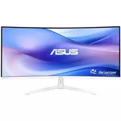 ASUS ukrivljen monitor VU34WCIP-W, 90LM0AIT-B01M71, VA, 34inch