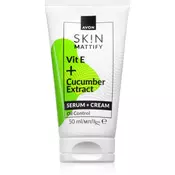 Avon Mattify Vit E + Cucumber Extract krema 2 v 1 50 ml
