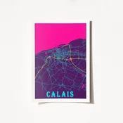 Wallity Poster Calais-2064, 21x29,7 cm