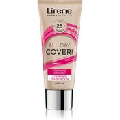 Lirene Vitamin E prekrivni fluidni tekoči puder odtenek 25 Tanned 30 ml