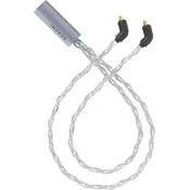 Dekoni Audio Ensemble Post-Split MMCX IEM Silver Braided Kabel za slušalke