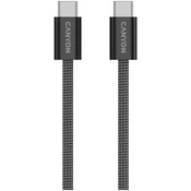 Kabel Canyon - OnWire 60MG, USB-C/USB-C, 1 m, crni