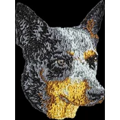 shumee Avstralski goveji pes - našitek v obliki psa, vezeni našitek, edinstvena dekoracija nahrbtnika znamke Art-Dog