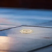 BRUMBERG hibridna mini LED vgradna svetilka v obliki obroča - Sodobni - nerjaveče jeklo - Kovina
