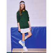 Green childrens sweatshirt Raglan - Authentic Russell