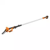 VEVOR Brezžična žaga na drogu in mini motorna žaga rezalna zmogljivost 127 cm doseg 2438 cm