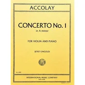 ACCOLAY:CONCERTO NO.1 IN A-MINOR VIOLIN AND PIANO