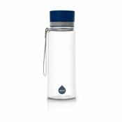 Plastična steklenica z modrim pokrovčkom Equa Plain, 600 ml