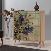 Hanah Home Komoda Multilux 95x111x36cm Hrast