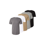 Jack & Jones Premium Majica JPRBLABRODY siva/svetlo siva/kaki/črna/bela
