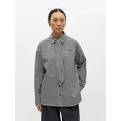 OBJECT Bluza OBJKORKA črna/bela
