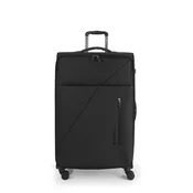 Gabol crna Kofer veliki proširivi 48x81x30 cm EXTRA LIGHT polyester 118,2l-4 kg Canada ( 16KG125247B )