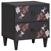 vidaXL vidaXL Nočna omarica Rjava 40 x 33,5 x 46 cm Masiven les manga, (5000091624)