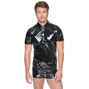 Black Level Vinyl Men Polo Shirt 2890518 Black L